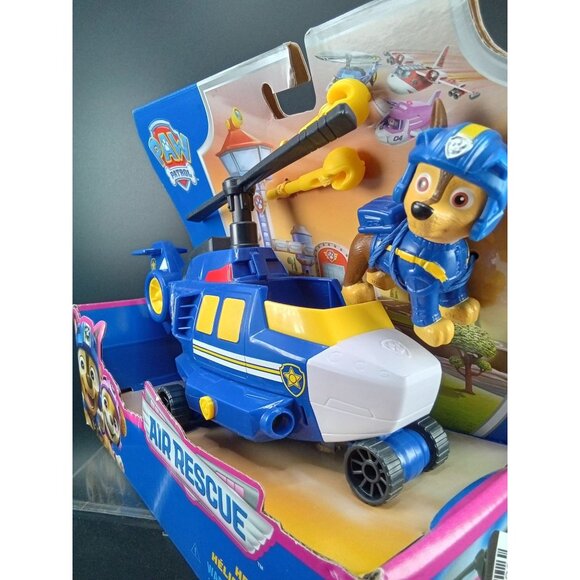 PAW Patrol Air Rescue Hero Helicopter Chase Action Figure Authentic Spin Master - Picture 6 of 6